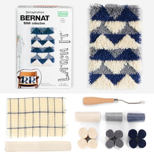 Bernat® Latch It™ Peaky Boho Yarn Kit